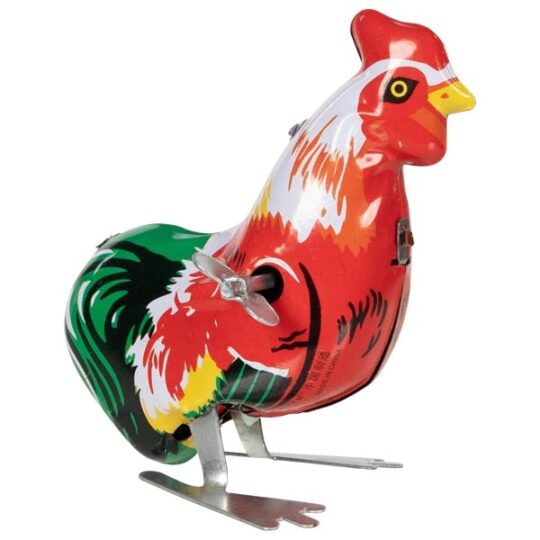 Retro Tin Winding Rooster